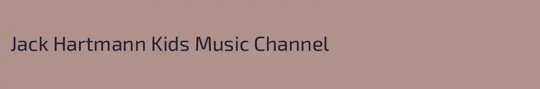 Jack Hartmann Kids Music Channel